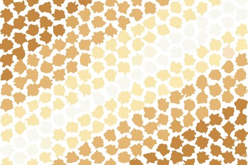 Pixelated geometric pattern in orange and beige with structured symmetry. Digital texture concept