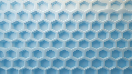 Fototapeta premium Fading Hexagonal Matrix – Modern Abstract Design