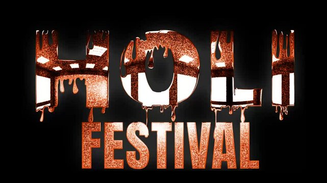 Holi festival motion video
