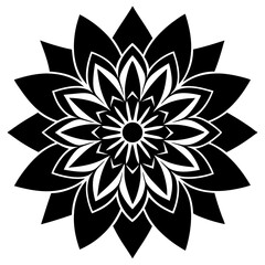 Flower design in a pattern