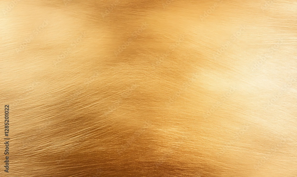 Poster golden abstract texture with soft waves and a shimmering finish.