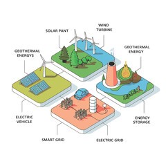 2d vector environment Collection Solar Panel icon Symbolizing clean and renewable solar energy.
