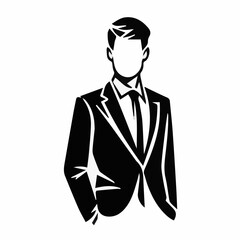 businessman in suit with tie