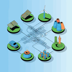 2d vector environment Collection Solar Panel icon Symbolizing clean and renewable solar energy.