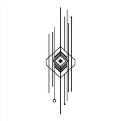 Linear Abstract Minimalist Lines