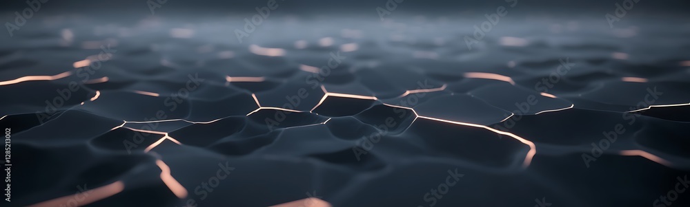 Aufkleber Abstract surface with intricate lines and textures, creating a moody, dark atmosphere.