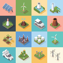 2d vector environment Collection Solar Panel icon Symbolizing clean and renewable solar energy.