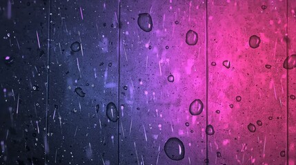 Abstract Rain Drops On Gradient Background
