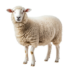 Obraz premium Sheep isolated on transparent background