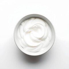 Creamy White Texture in a White Bowl
