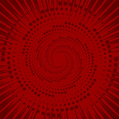 red circle background