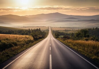 Fototapeta premium Progressing towards success through clear vision and goals.