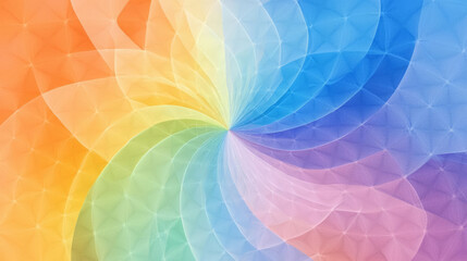 Colorful abstract swirl pattern with vibrant hues