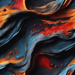  image features a vibrant background pattern
