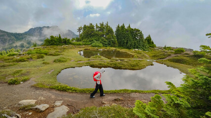 Hiking in the Mt Baker Wilderness