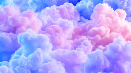 Fototapeta premium Pastel cloudscape, dreamy sky, abstract background, design element