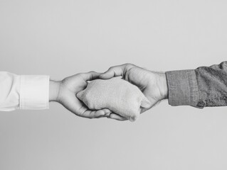 Monochrome Minimalism Handmade Textile Product Exchange - Artisan Craft in B2C Engagement and Sustainable Local Business Branding Strategy