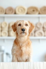 Minimalist Pet Grooming Professional Canine Care with Eco Accessories - Enhance Customer Experience in Modern Pet Salons and Eco-Friendly Home Styling