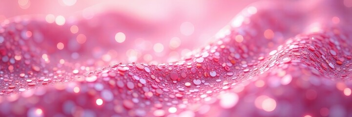 Delicate pink sequin texture with shiny glitters and light reflections, metallic, texture, glam