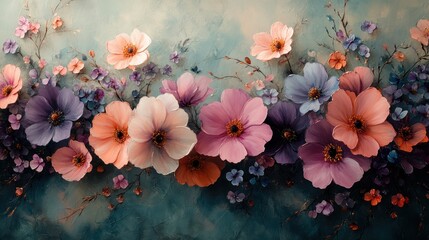 Floral Arrangement Wall Decor