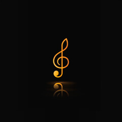 golden treble clef