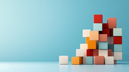 Compact cube symbolizing business analytics, abstract trends visualization, impactful design for data interpretation and insights.