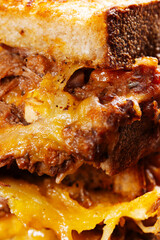 pulled beef sandwich