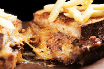 pulled beef sandwich