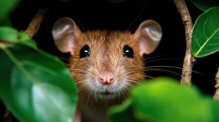 Nature-Inspired Pet Nutrition Display Wholesome Rat Diet with Organic Grains on Rustic Wood - Eco-Friendly Pet Care Education and Sustainable Feeding Practices