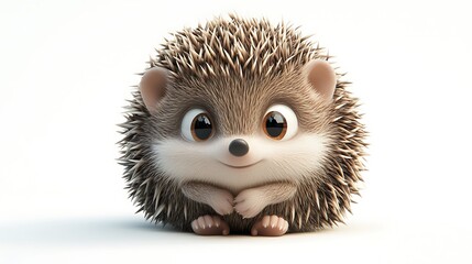 Playful hedgehog forest animal photography cute environment close-up