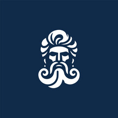Poseidon god logo © Fajarhidayah11