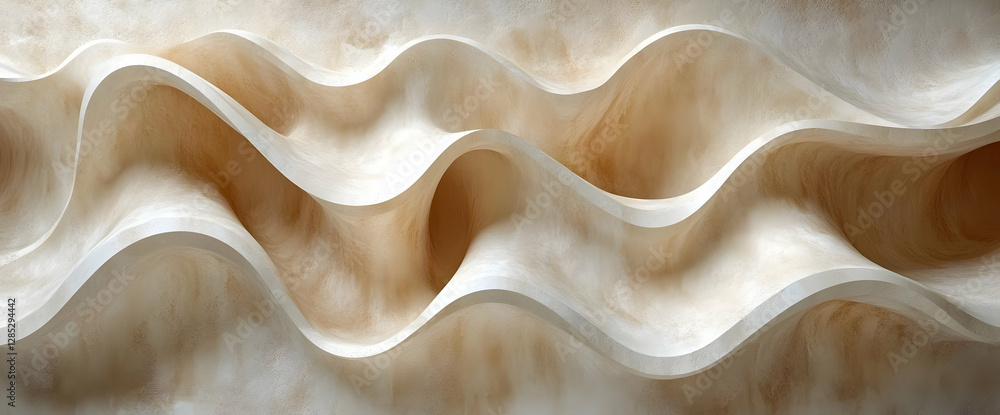Poster abstract wave pattern texture design