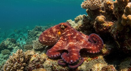 coral reef in the sea