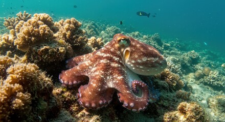coral reef in the sea