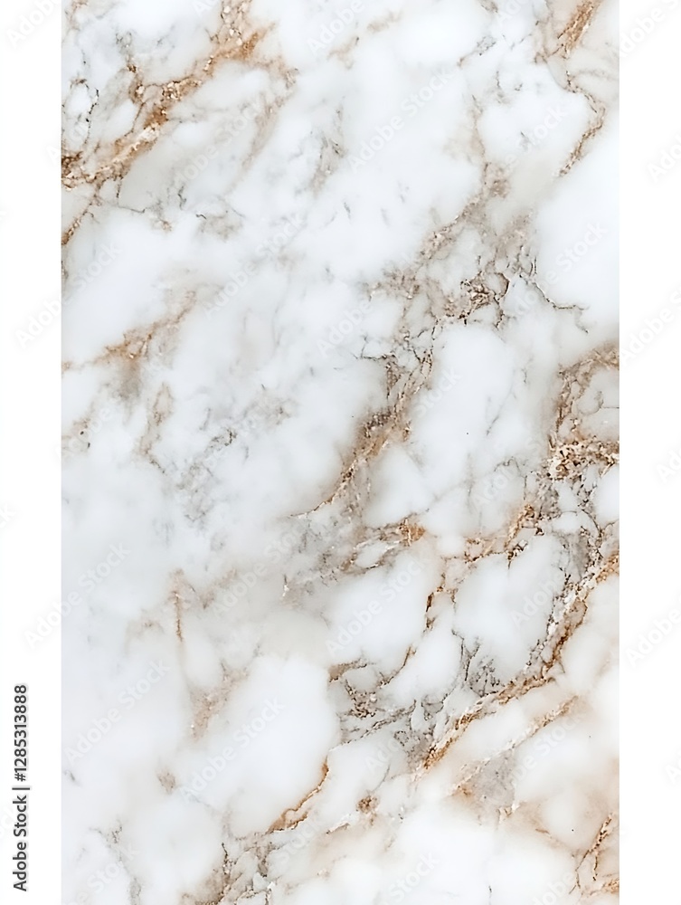 Aufkleber elegant white marble texture with golden veins creating a luxurious and modern appearance : generati