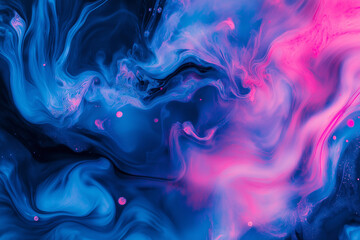 colorful smoke on black