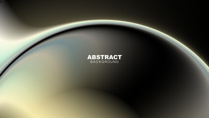 Dark Abstract Fluid Gradient Background, Futuristic Wavy Digital Art, Digital Art for decorative Design vector illustration