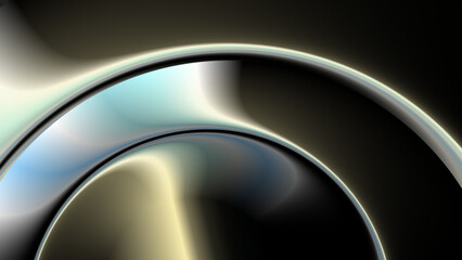 Dark Abstract Fluid Gradient Background, Futuristic Wavy Digital Art, Digital Art for decorative Design vector illustration