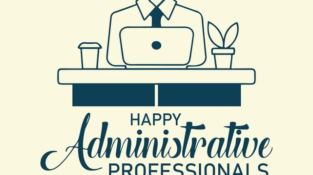 Administrative Professionals Day, Secretaries Day or Admin Day. Holiday concept. 
