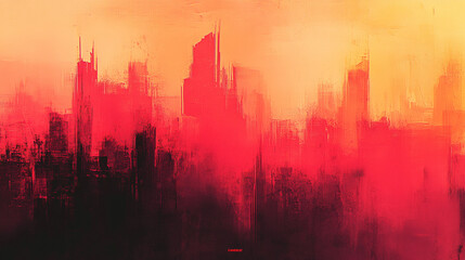 Fototapeta premium A vibrant, futuristic design featuring a glitch effect, symbolizing the blend of technology and chaos, representing the rapid evolution of digital spaces and modern aesthetics