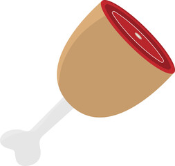 하몽 고기 다리