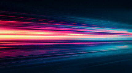 Naklejka premium A vibrant blue, teal, and purple gradient with defocused, blurred motion creates an abstract background, symbolizing creativity, energy, and transformation in a modern, dynamic atmosphere. 