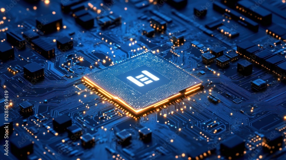 Poster illuminated microchip: a glimpse into the digital core