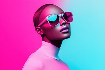 vibrant barbiecore-themed photo with striking hues captured with studio lighting for modern aesthetic