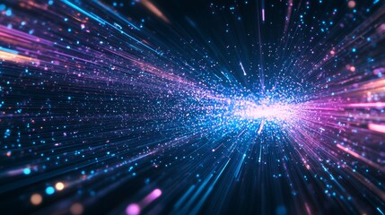 Naklejka premium Dynamic lighting design effect background