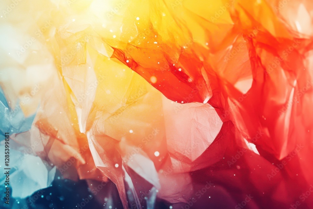 Poster Colorful abstract background with vibrant hues for digital workspace enhancement, abstract background for desktop