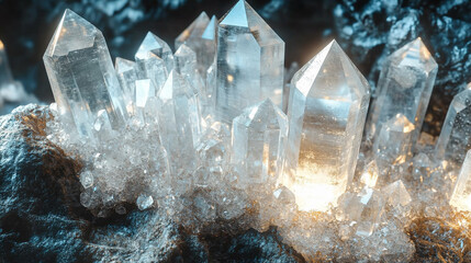 small, irregularly shaped crystals, symbolizing the essential role of minerals in lithium ion energy, innovation, and modern technology