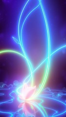 Neon Lotus