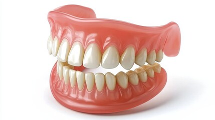 Dental model exhibiting missing teeth visual representation of tooth loss and oral health