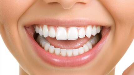 Obraz premium Woman with toothache holding model of healthy tooth visual comparison